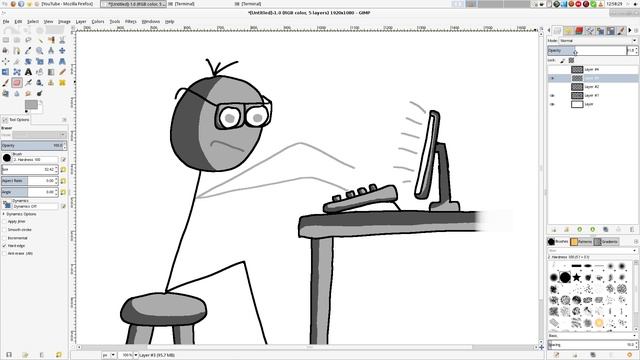 Bildbearbeitung in GIMP #7: Animationen erstellen смотреть онлайн