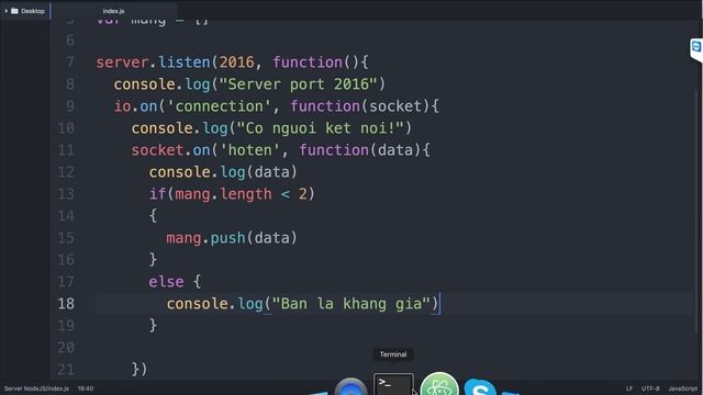 [Lập Trình iOS] Node JS, Socket.IO (Buổi 41 _ Phần 3) смотреть онлайн