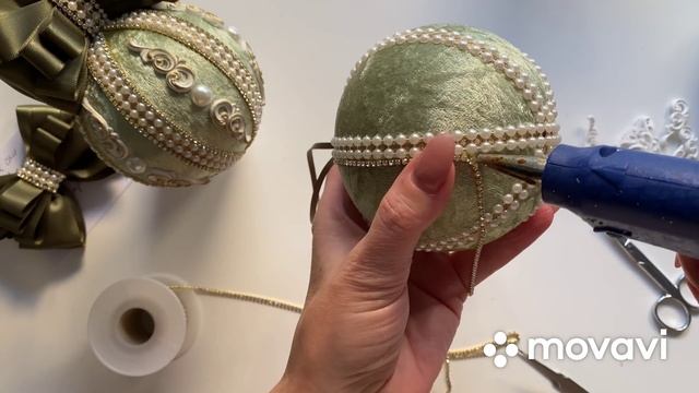 МК Елочные игрушки своими руками ???. Я влюбилась в них ???. смотреть онлайн