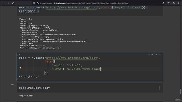 7. POSTing Data смотреть онлайн