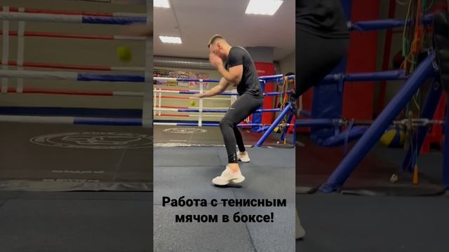 Бокс! Работа с теннисным мячом! смотреть онлайн