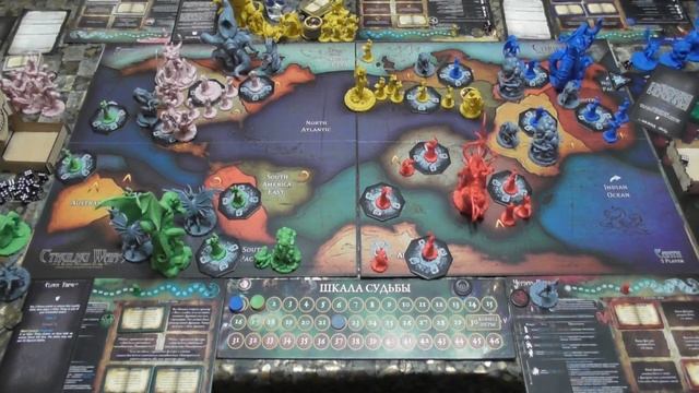 Войны Ктулху/Cthulhu Wars. (5) Пятая игра. Expansion. Let's Play.