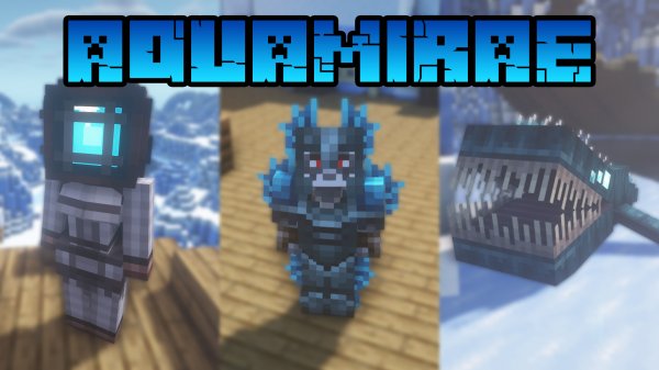 МОД НА ХОЛОДНЫЙ, ЛЕДЯНОЙ БИОМ В МАЙНКРАФТ | Aquamirae | Обзор мода #21