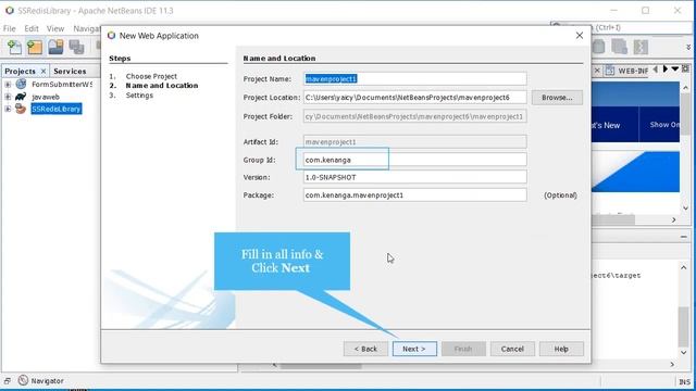 Netbeans 11 Java Webapp (Maven) смотреть онлайн