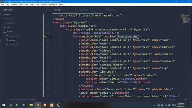 Form with PHP and MYSQL [TAGALOG] смотреть онлайн