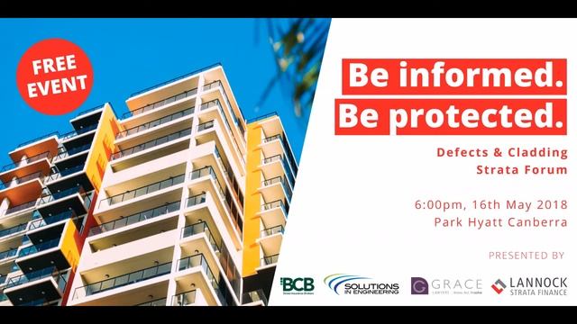 Building Defects & Cladding in Strata Forum ACT смотреть онлайн