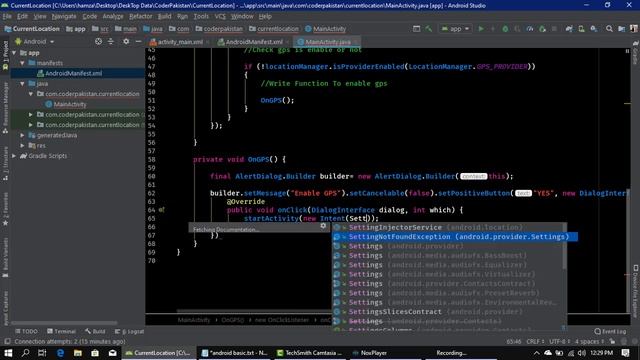 How to Get Current Location Latitude and Longitude in Android Studio Example смотреть онлайн