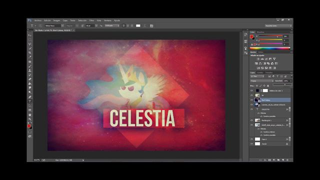 Speed art: Celestia смотреть онлайн