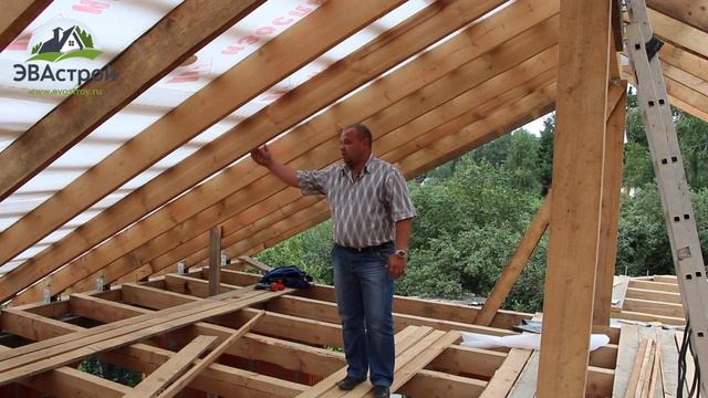 Строительство дома (ПОСЛЕ ПОЖАРА) Часть 3. КРЫША смотреть онлайн