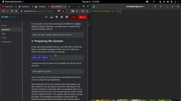 How to install wifi driver in linux | pop os | ubuntu.
