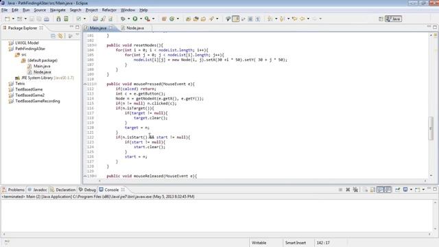Path-Finding AI Java Timelapse смотреть онлайн