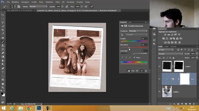 Come realizzare un effetto polaroid - Tutorial Photoshop смотреть онлайн