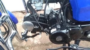 Установка двигателя 125 см.куб. на мопед Альфа RX