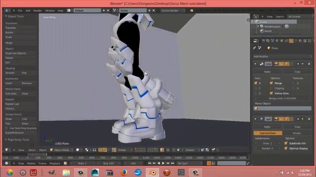 D.A.R.I.U.S. Blender 3D Mech by Darius Young смотреть онлайн