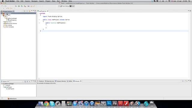 Flash Builder 4.6 и Flash CS 5.5 вместе. смотреть онлайн