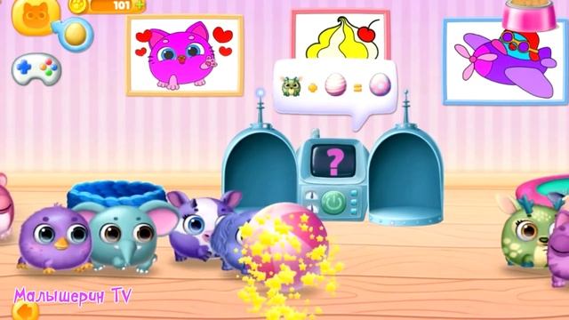 Новые мини игры и карусели в игре про милых пушистиков Smolsies #3 смотреть онлайн