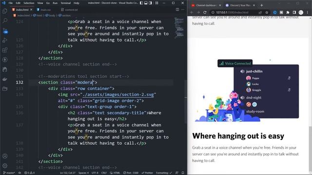 Discord Website UI Clone with HTML and CSS Grid | The Webfix смотреть онлайн