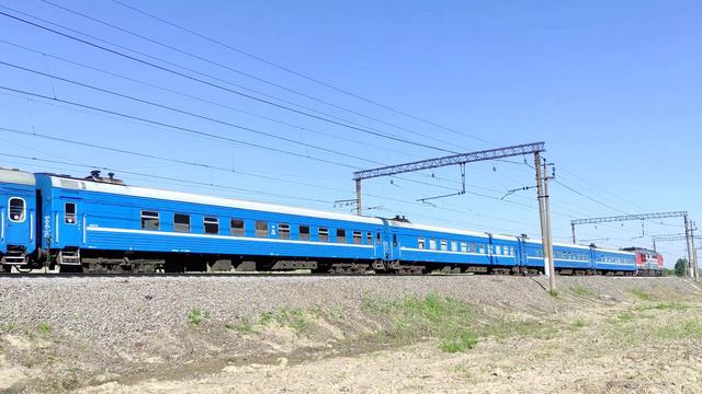 Тепловоз ТЭП70-0360, перегон Шушары - СПб-Товарный-Витебский, 15.08.2022г.(4K UHD) смотреть онлайн