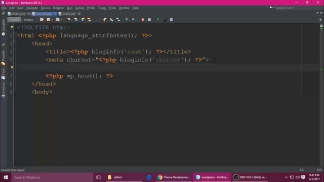 WordPress Tutorial | Header & Footer | WordPress Theme Development смотреть онлайн