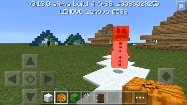 Как построить снеговика в майне смотреть онлайн