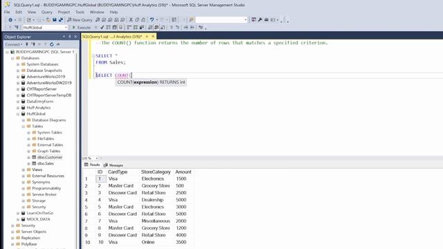 3.1 How to use COUNT function in SQL | SQL Full Course for Beginners | By Carl Huff смотреть онлайн