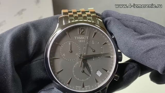 Обзор 4 Измерение Tissot Tradition Chronograph T063.617.11.067.00 смотреть онлайн