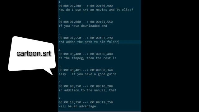 ffmpeg | ffplay : Adding subtitle SRT in a video. смотреть онлайн