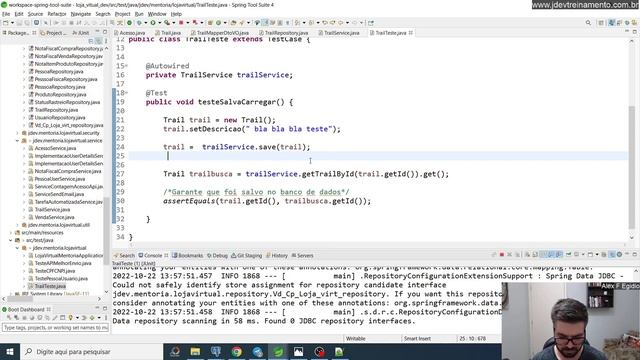 Spring Data - Model - Mapper - Service - Repository e Teste unitário смотреть онлайн