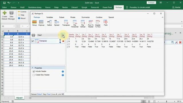 How to Transpose Excel Table | Reshape.XL смотреть онлайн