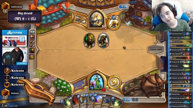 Hearthstone: Saved by a wall of scarabs (big druid) смотреть онлайн