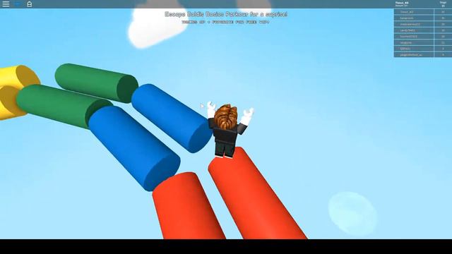 Прохождение полосы препятствий Baldis Basics Parkour в Роблокс! смотреть онлайн