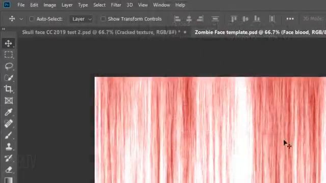 Photoshop: How To Transform A Face Into A Flesh-eating, ZOMBIE!