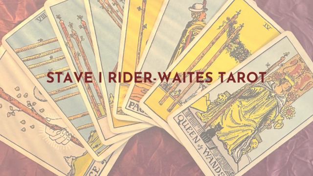 Stave i Rider-Waites tarot смотреть онлайн