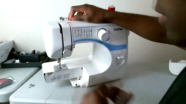 How to use the Brother LX-3125: Threading the Upper Part of the Sewing Machine смотреть онлайн