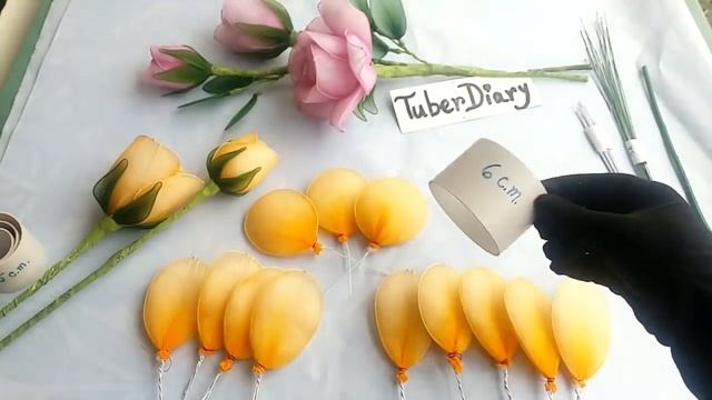 How to make nylon stocking Rose and Buds By TuberDiary смотреть онлайн