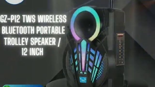 GZ-P12 TWS Wireless Bluetooth Portable Trolley Speaker / 12 Inch смотреть онлайн
