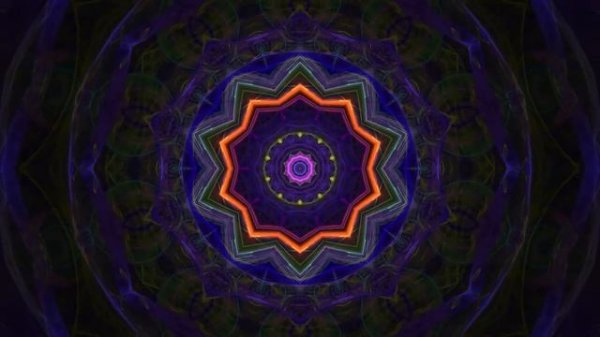 Абстракция калейдоскоп.Splendor of Color Kaleidoscope Video