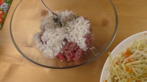Запеканка из капусты и фарша, мне кажется даже вкуснее голубцов