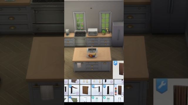 Furnishing my kitchen in the Sims 4 #speedbuild #asmr смотреть онлайн