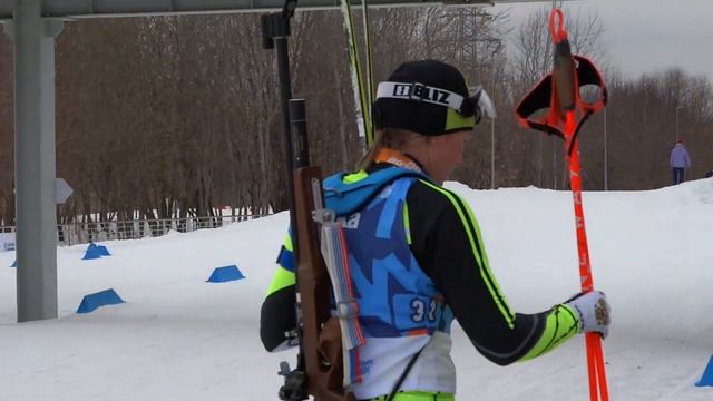 PIONER CUP MASS START 2022 зима, категория MASTERS, 2-й кластер biathlon смотреть онлайн