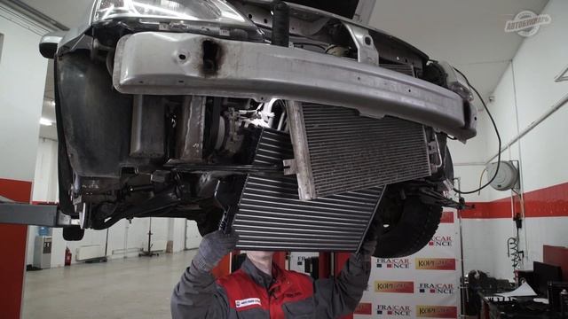 Замена радиатора и вентилятора охлаждения двигателя на LADA Largus смотреть онлайн