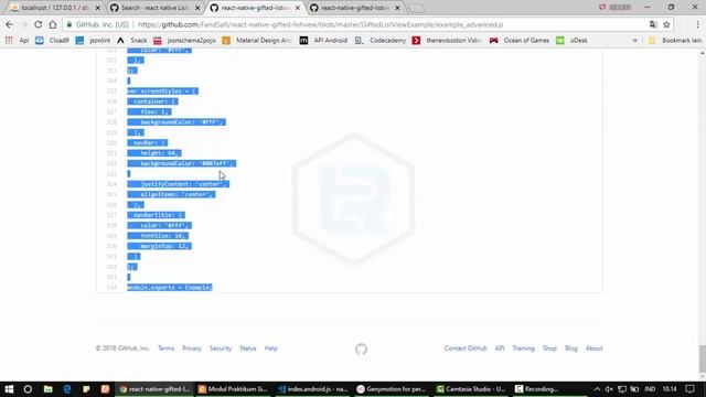 React Native - Listview Refresh Header смотреть онлайн
