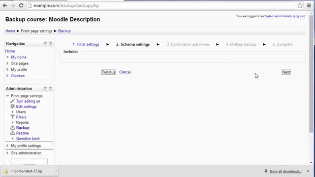 Creating a backup of Moodle смотреть онлайн