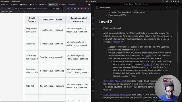 Leviathan: Level 2 (Over The Wire CTF)