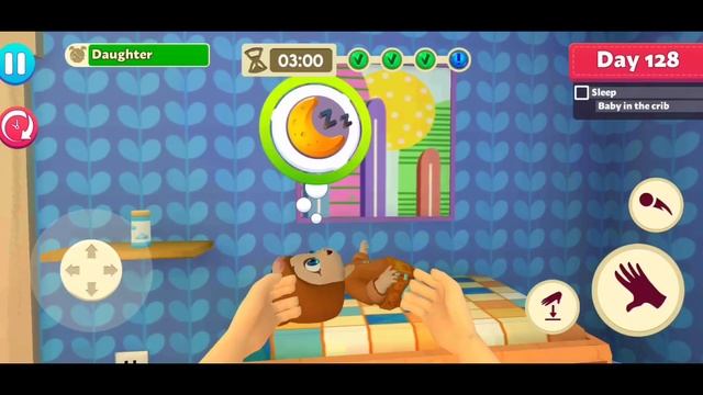 Mother Simulator: Happy Virtual Family Life - Day 128-129 | Baby Watch the Cartoon (iOS, Android) смотреть онлайн