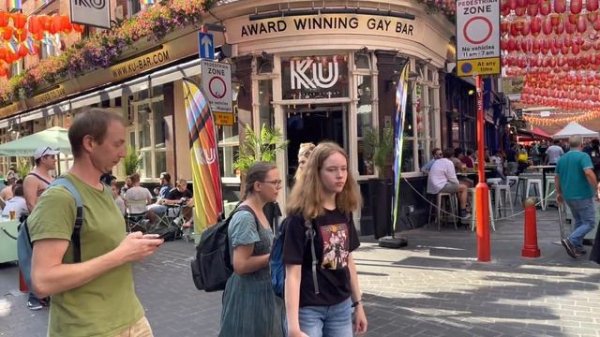 England, London City Street | 4K HDR Virtual Walking Tour around the City
