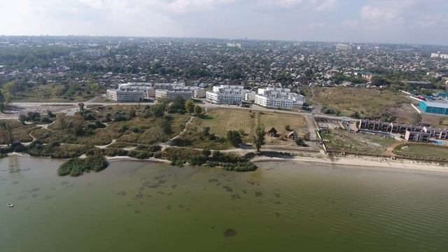 Таганрог с высоты, Набережная | 4K UHD смотреть онлайн