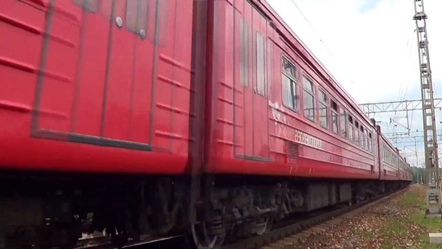 Электропоезд ЭД4М-0294 "Аэроэкспресс", станция Внуково смотреть онлайн