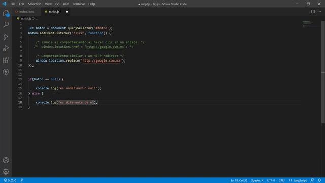 Tips JavaScript | EVALUAR si una variable es undefined o null смотреть онлайн