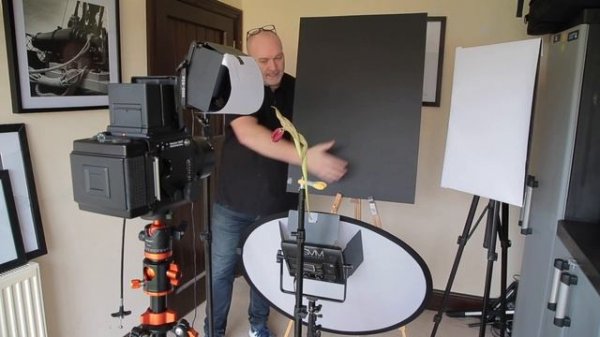 KODAK TMAX 100. Simple "LOW KEY" Photography set up and Print Making